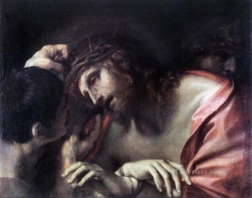 クリスチャン・イエス Painting - キリストを嘲笑する宗教家アンニーバレ・カラッチ